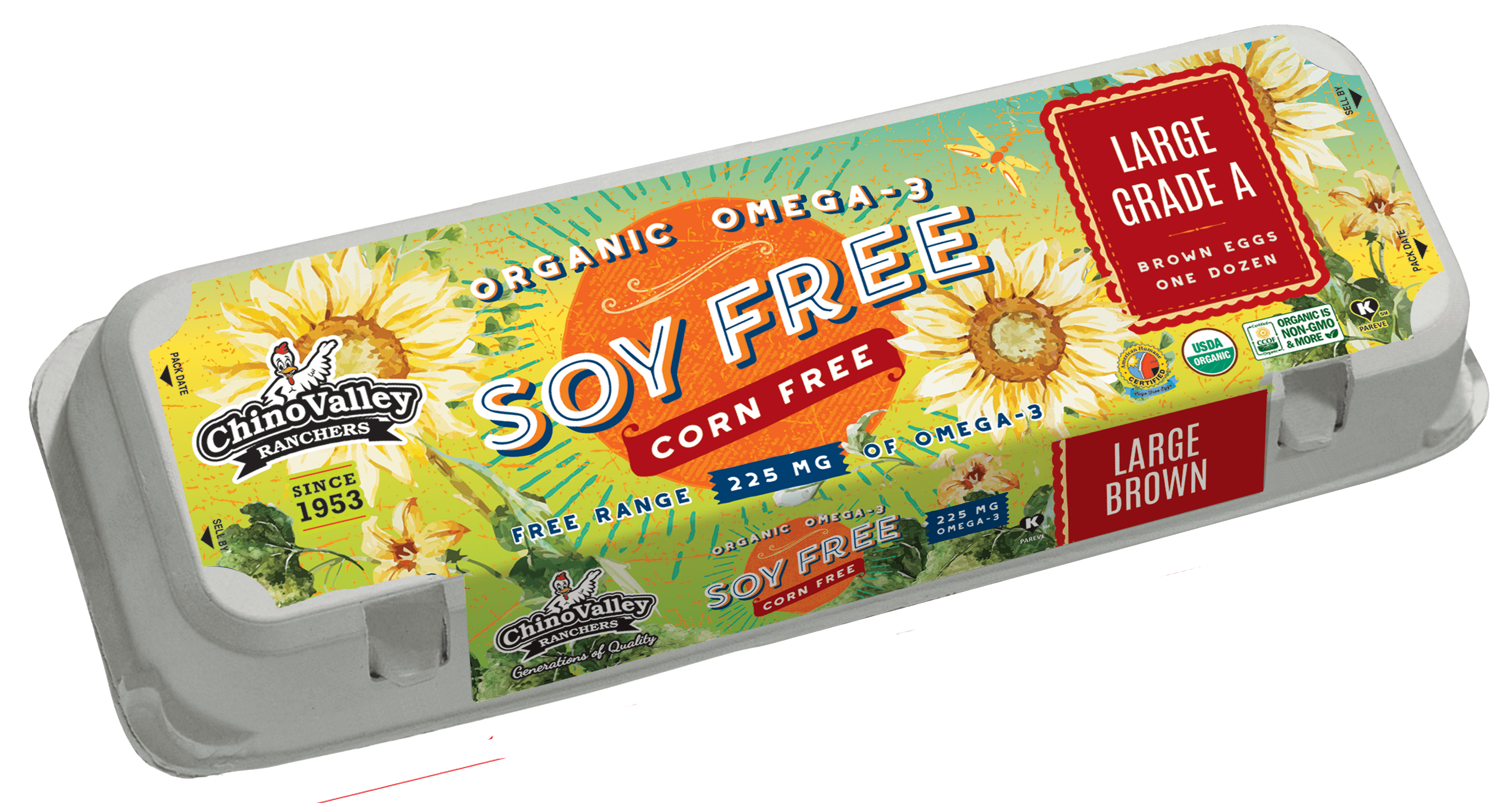 Organic Omega-3 Soy Free Eggs